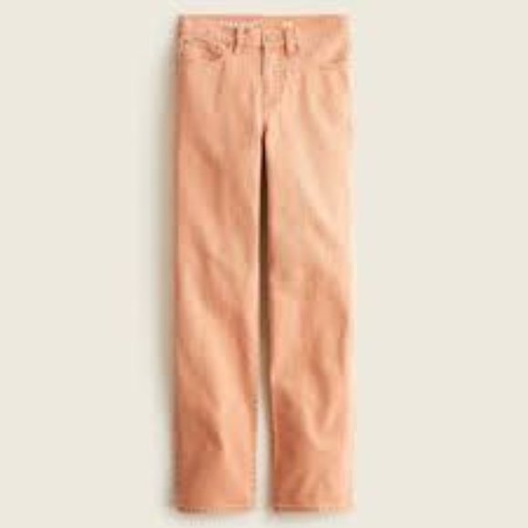 NWOT J. Crew High-rise Classic Straight Jean in Rosebud Wash - Picture 1 of 3